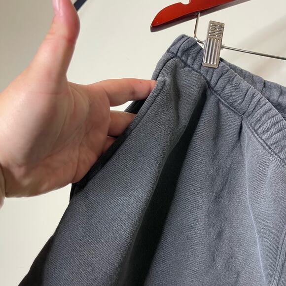 Joah Brown Fitted Sweat Shorts Gray Womens M/L - Picture 5 of 8